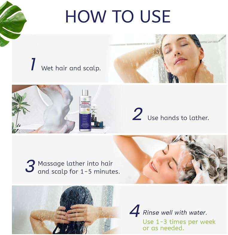 PHARMBANNER Anti-Fungal Shampoo for Folliculitis, Seborrheic Dermatitis, Scalp Psoriasis - Relieves Itchy & Dry Scalp - Image 6