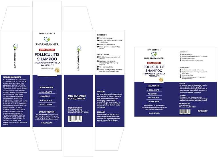 PHARMBANNER Anti-Fungal Shampoo for Folliculitis, Seborrheic Dermatitis, Scalp Psoriasis - Relieves Itchy & Dry Scalp - Image 9