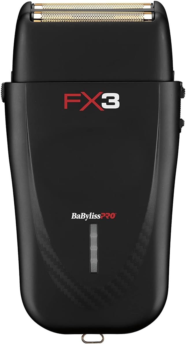 BaBylissPRO Barberology Double Foil Shaver FXX3SB FX3 Professional High-Speed Electric Shaver - Product Image