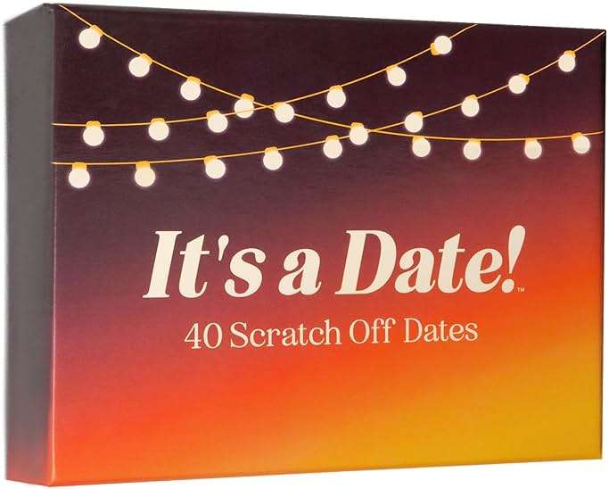 It's a Date!, 40 Fun and Romantic Scratch Off Date Night Ideas for Him, Her, Girlfriend, Boyfriend, Wife, Husband & Couples, Valentine's Gift for Men and Women - Image 1