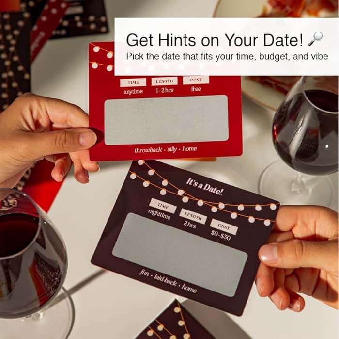 It's a Date!, 40 Fun and Romantic Scratch Off Date Night Ideas for Him, Her, Girlfriend, Boyfriend, Wife, Husband & Couples, Valentine's Gift for Men and Women - Image 5