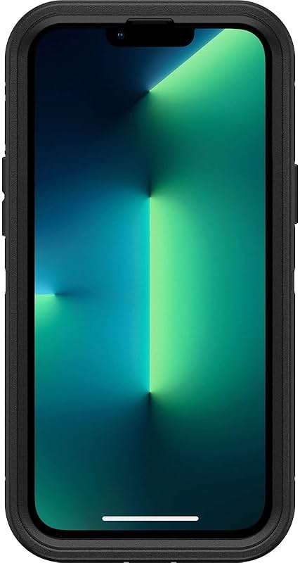 OtterBox Defender Series Screenless Edition Case for iPhone 13 Pro Max & iPhone 12 Pro Max (Only) - Case Only - Microbial Defense Protection - Non-Retail Packaging - Black - Image 3