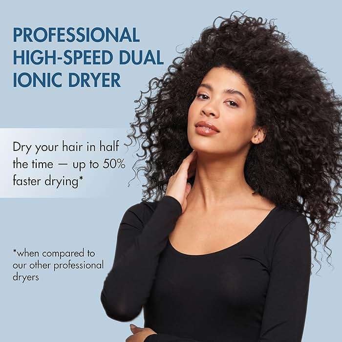 BabylissPRO Nano Titanium Hair Dryer, Professional 1875-Watt Blow Dryer, Lightweight, Ionic Technology Dries Hair Faster with Less Frizz - Image 8