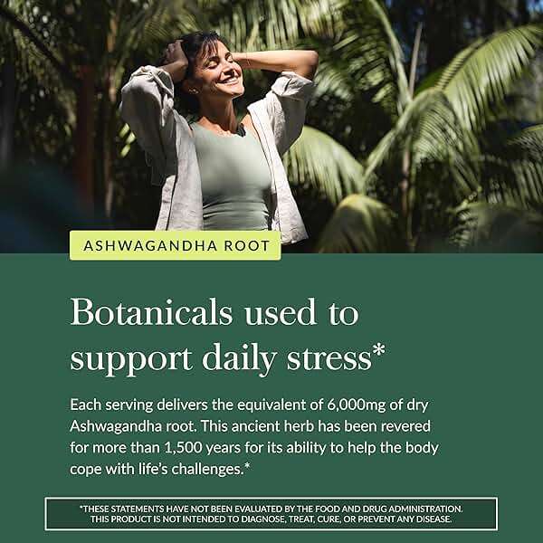 Gaia Herbs Organic Ashwagandha Gummies - Stress Support* - Supports Healthy Cortisol Balance* - Made with Cinnamon & Ginger - Gluten Free & Vegan - 120 Count (40 Servings) - Image 5