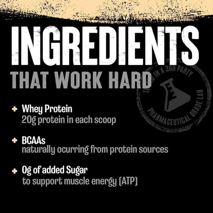 Animal 100% Whey Protein Powder – Whey Blend for Pre Workout or Post Workout, Recovery, or an Anytime Low Sugar Protein Boost Meal Replacement with BCAA Branched Chain Amino Acids – Chocolate, 4 lb - Image 5