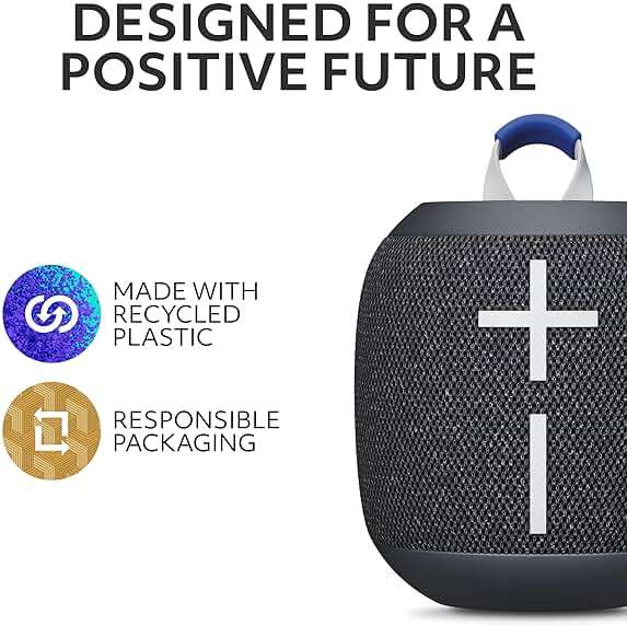 Ultimate Ears WONDERBOOM 4 Portable Waterproof Bluetooth Speaker with Balanced 360-Degree Sound and Bass, Dustproof Floating Speaker with 131ft (40m) Range- Black - Image 7