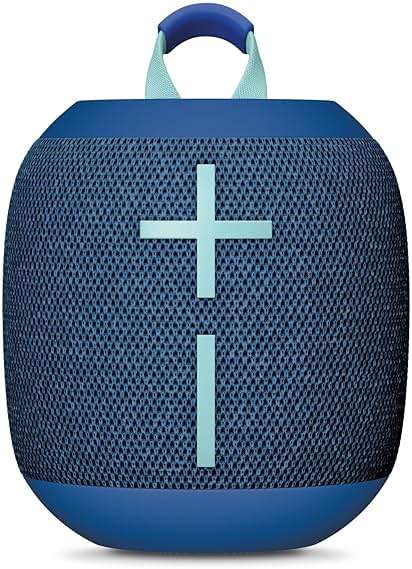 Ultimate Ears WONDERBOOM 4 Outdoor Speakers Bluetooth Waterproof with Big Bass & 360-Degree Sound, Dustproof Floating Wireless Speaker, 131ft Range - Blue - Image 1