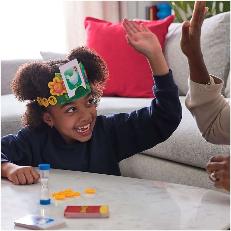 Spin Master Games, Hedbanz 2023 Edition with New Cards, Picture Guessing Board Game, for Family & Kids, 2-6 Players, for Ages 6 & Up - Image 7