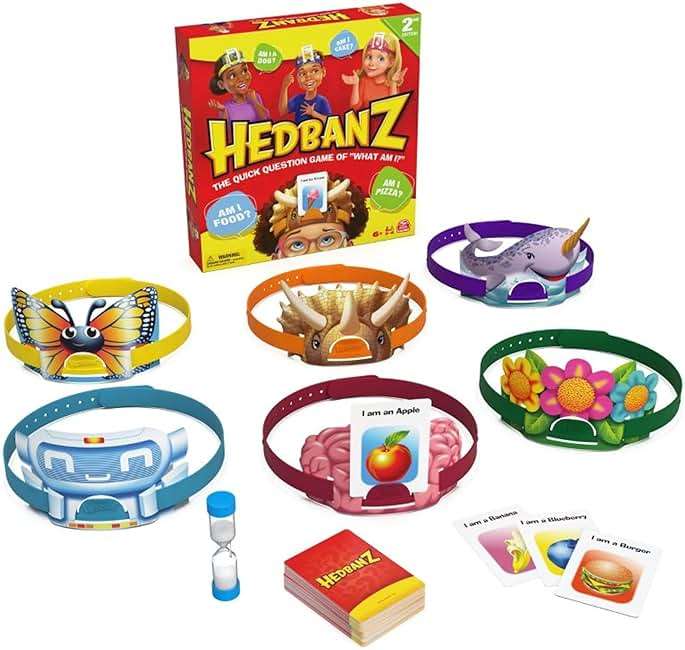 Spin Master Games, Hedbanz 2023 Edition with New Cards, Picture Guessing Board Game, for Family & Kids, 2-6 Players, for Ages 6 & Up - Image 8