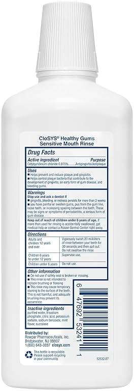 CloSYS Healthy Gums Mouthwash 32 Fl Oz, Anti-Gingivitis Mouthwash | Antiplaque, Non-Burning, Non-Irritating - Image 2