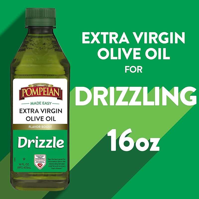 Pompeian Made Easy Drizzle Extra Virgin Olive Oil, Contains Polyphenols, First Cold Pressed, 16 Fl Oz - Image 4
