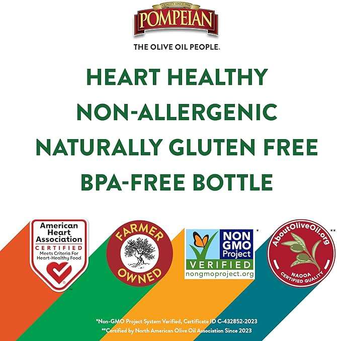 Pompeian Made Easy Drizzle Extra Virgin Olive Oil, Contains Polyphenols, First Cold Pressed, 16 Fl Oz - Image 7