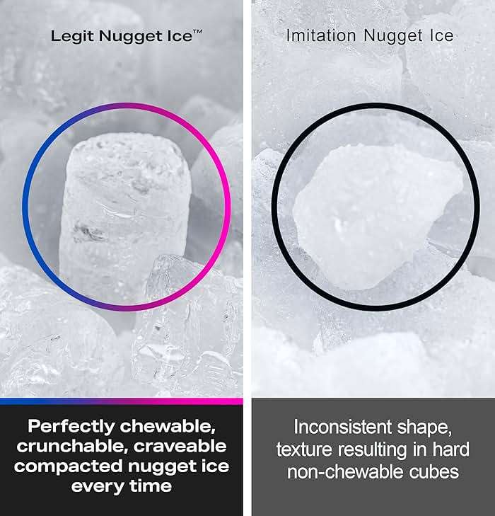 GE Profile Opal 2.0 XL with 1 Gallon Tank, Chewable Crunchable Countertop Nugget Ice Maker, Scoop included, 38 lbs in 24 hours, Pellet Ice Machine with WiFi & Smart Connected, Stainless Steel - Image 5