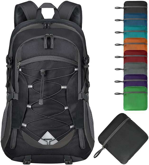 IGOLUMON Hiking Backpack 40L Packable Lightweight Camping Backpack Men Women Waterproof Hiking Daypack Outdoor Travel Daypack - Image 1