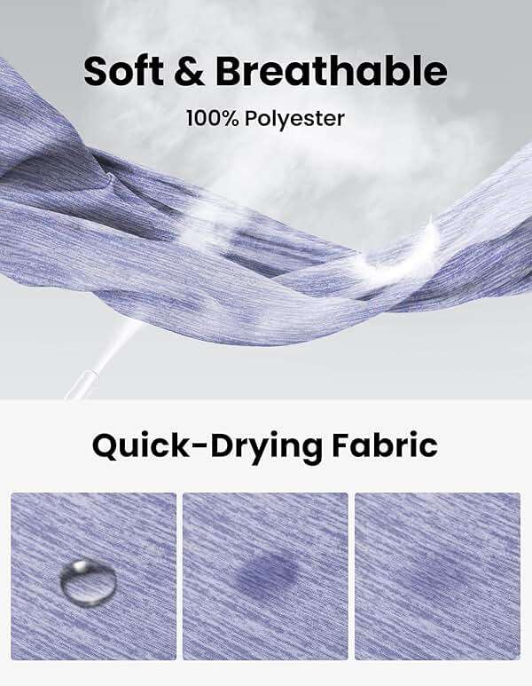 Moisture Wicking Shirts for Women Quick Dry Athletic Running Long Sleeve T Shirts Womens V Neck Workout Tops - Image 4