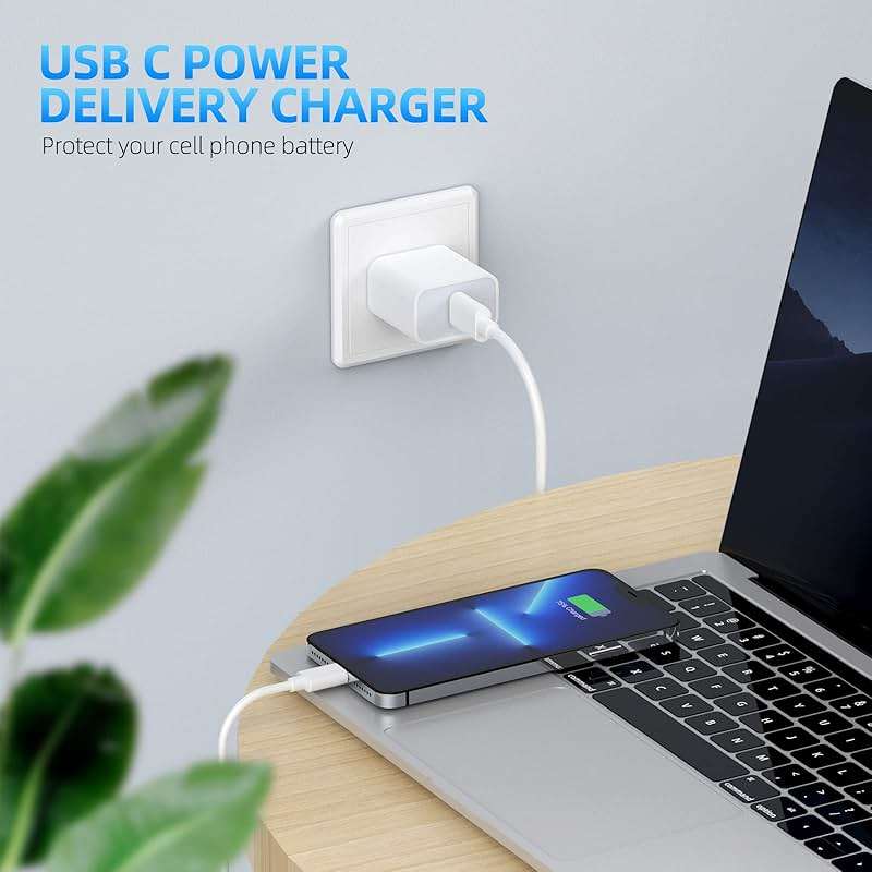 【Apple MFi Certified】iPhone Charger Fast Charging,3Pack Apple Charger Adapter Super Fast Charger iPhone 6FT USB C to Lightning Cable Cord for iPhone 14 Pro Max/14 Plus/13 MiNi/13/12/11/10/X/SE/AirPods - Image 6