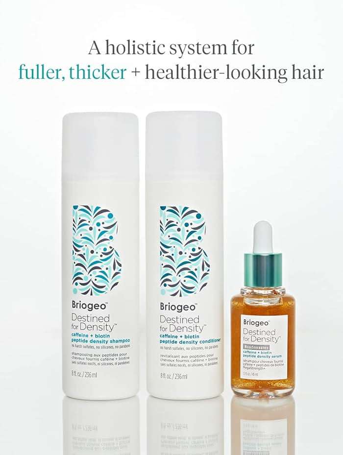 Briogeo Destined for Density Caffeine + Biotin Peptide Density Serum | Increases Hair Thickness & Volume for Fine or Thinning Hair | Fast-Absorbing & Non-Greasy | Fragrance-Free | Vegan & Cruelty-Free - Image 10