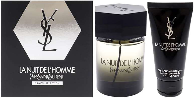 La Nuit De LHomme by Yves Saint Laurent for Men - 2 Pc Gift Set 3.3oz EDT Spray, 1.6oz Shower Gel - Image 1