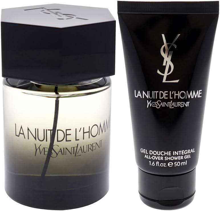 La Nuit De LHomme by Yves Saint Laurent for Men - 2 Pc Gift Set 3.3oz EDT Spray, 1.6oz Shower Gel - Image 2