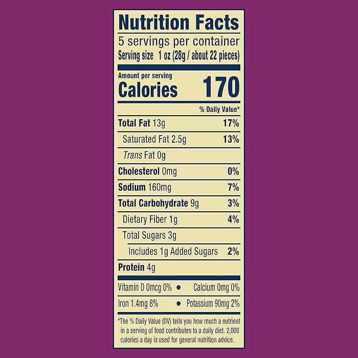 PLANTERS Cashews Rosemary & Sea Salt - Trail Mix Snack Packs - Snack with Rosemary & Sea Salt, Party Trail Mix, 5 Oz Bag, Pack of 1 - Image 2