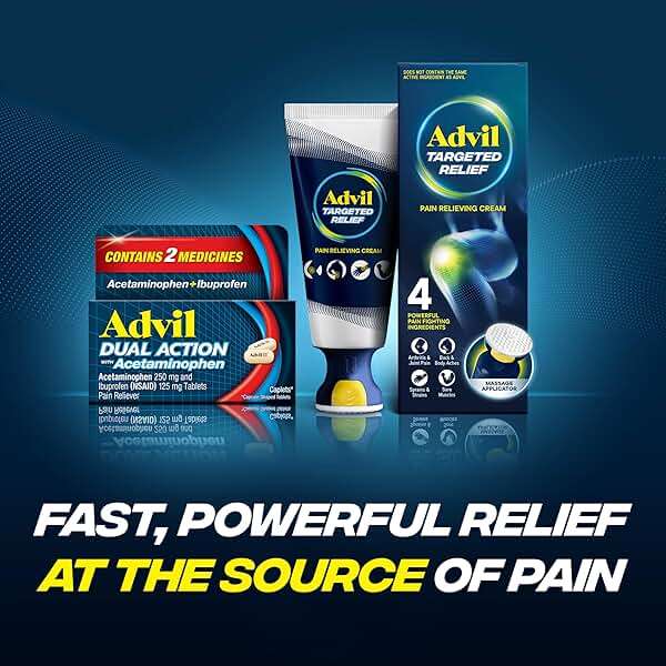 Advil Dual Action Coated Caplets, 125 Mg Ibuprofen and 250 Mg Acetaminophen per Dose (2 Dose Equivalent) for 8 Hour Pain Relief - 216 Count - Image 11