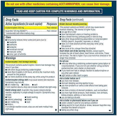 Advil Dual Action Coated Caplets, 125 Mg Ibuprofen and 250 Mg Acetaminophen per Dose (2 Dose Equivalent) for 8 Hour Pain Relief - 216 Count - Image 16