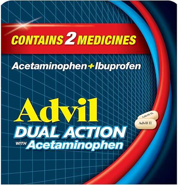 Advil Dual Action Coated Caplets, 125 Mg Ibuprofen and 250 Mg Acetaminophen per Dose (2 Dose Equivalent) for 8 Hour Pain Relief - 216 Count - Image 18