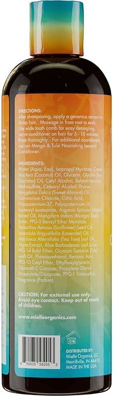 Mielle Organics Mango & Tulsi Nourishing Conditioner (12 Oz) - Image 7