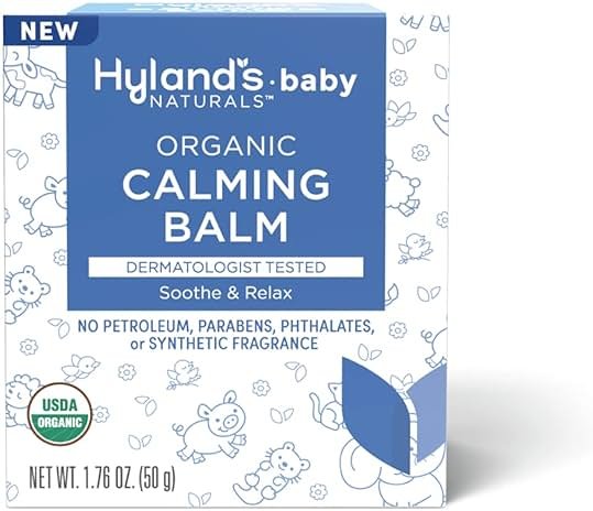 Hyland's Baby Organic Calming Balm, Soothe and Relax, With Organic Lavender, Eucalyptus, and Bergamot Fruit Oil, Safe and Gentle, Dermatologist Tested, 1.76 oz. - Product Image