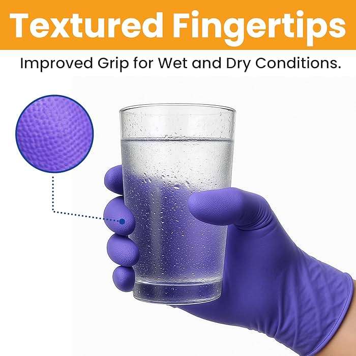 SAFEWAY USA 2000 pcs, 4 Mil Nitrile Disposable Gloves - Multi-Purpose Powder-Free and Non-Latex Textured Fingertips - Image 4