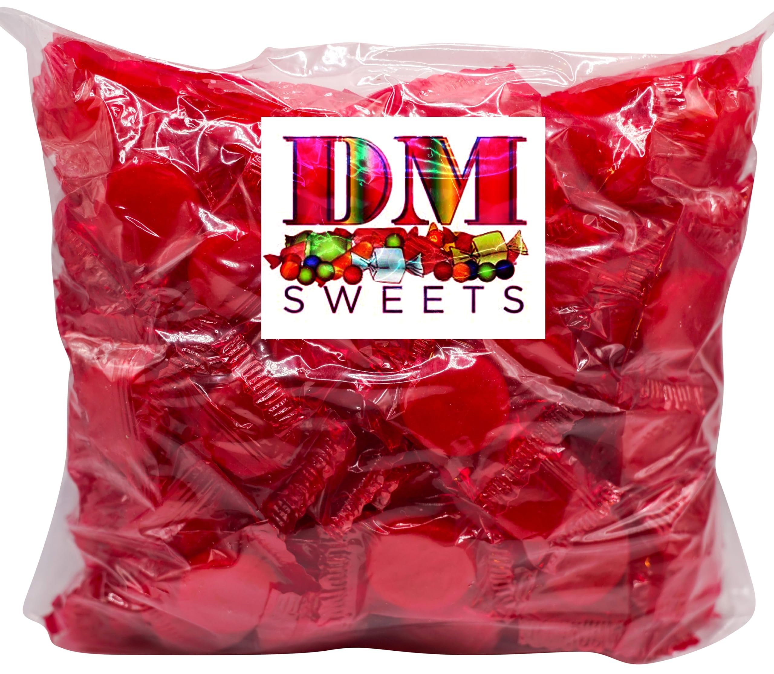 Cinnamon Discs Candy 1.5 lb Bag – Sweet and Spicy Hard Red Individually Wrapped Bulk Classic Hot Flavor Treats - Product Image