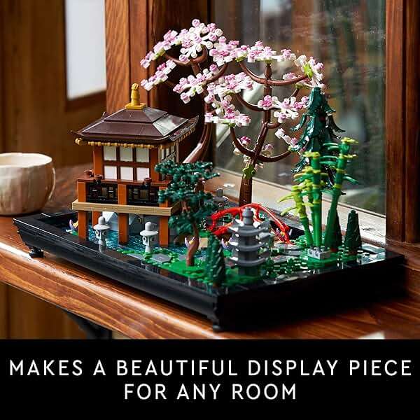 LEGO Icons Tranquil Garden Building Set - Detailed Japanese Zen Garden DIY Kit for Adults, Ages 18+ - Gift for Birthday - Building Block Set for Home Decor - 10315 - Image 6