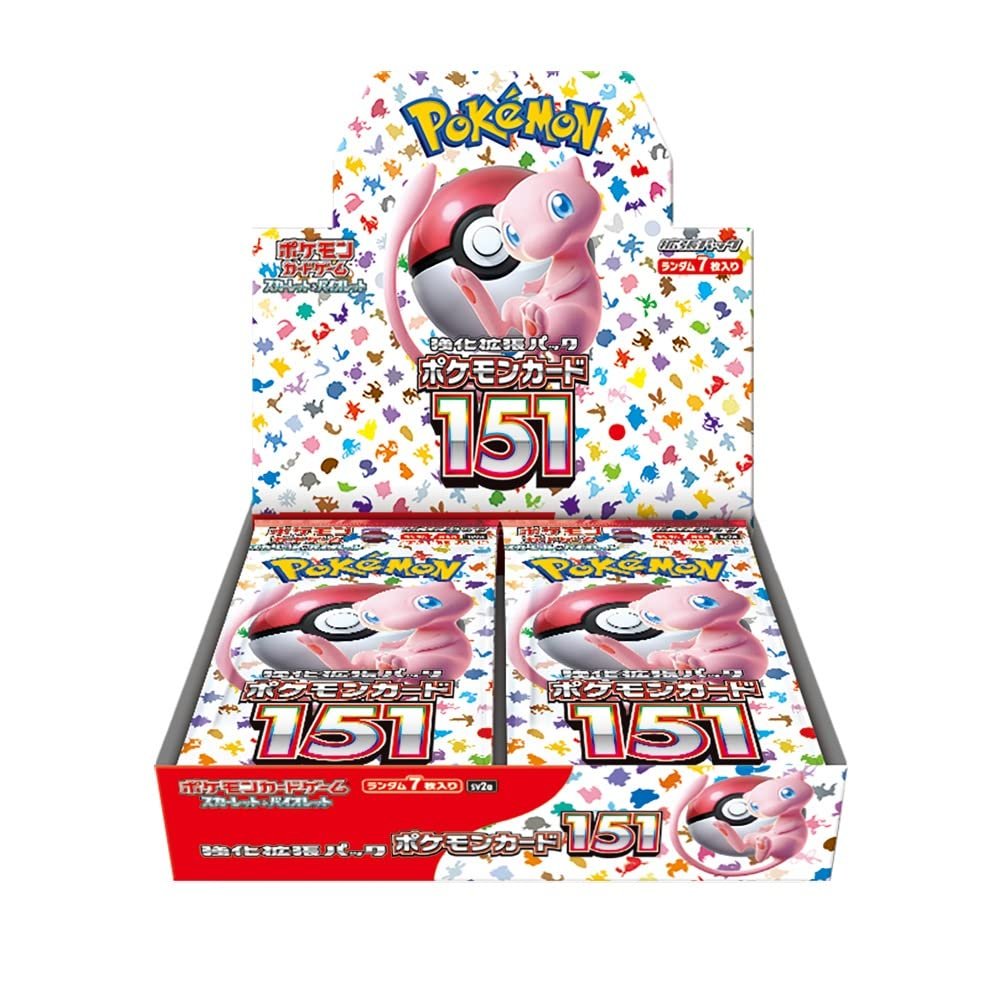 Pokemon Card Game Scarlet & Violet Enhanced Expansion Pack Pokemon Card 151 Booster Box (Japanese) - 20 Packs - Product Image