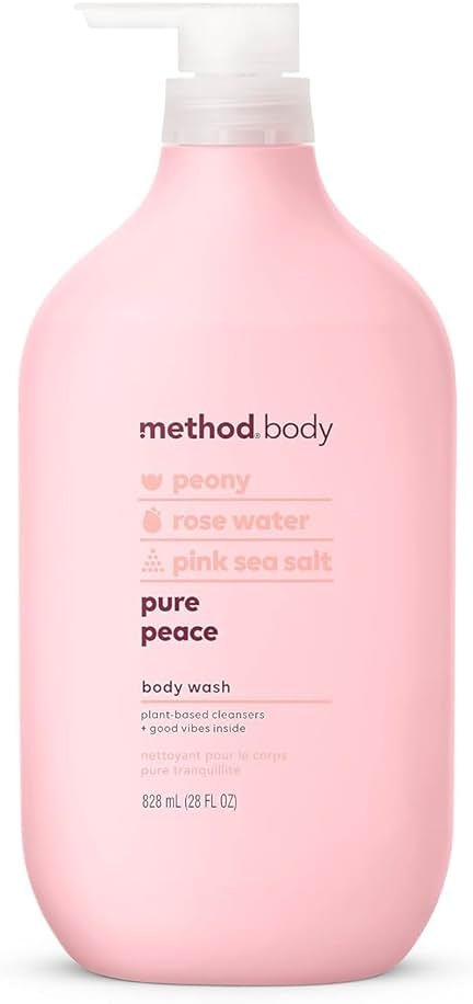 Method Body Wash, Pure Peace, Paraben and Phthalate Free, Biodegradable Formula, 28 oz (Pack of 1) - Product Image