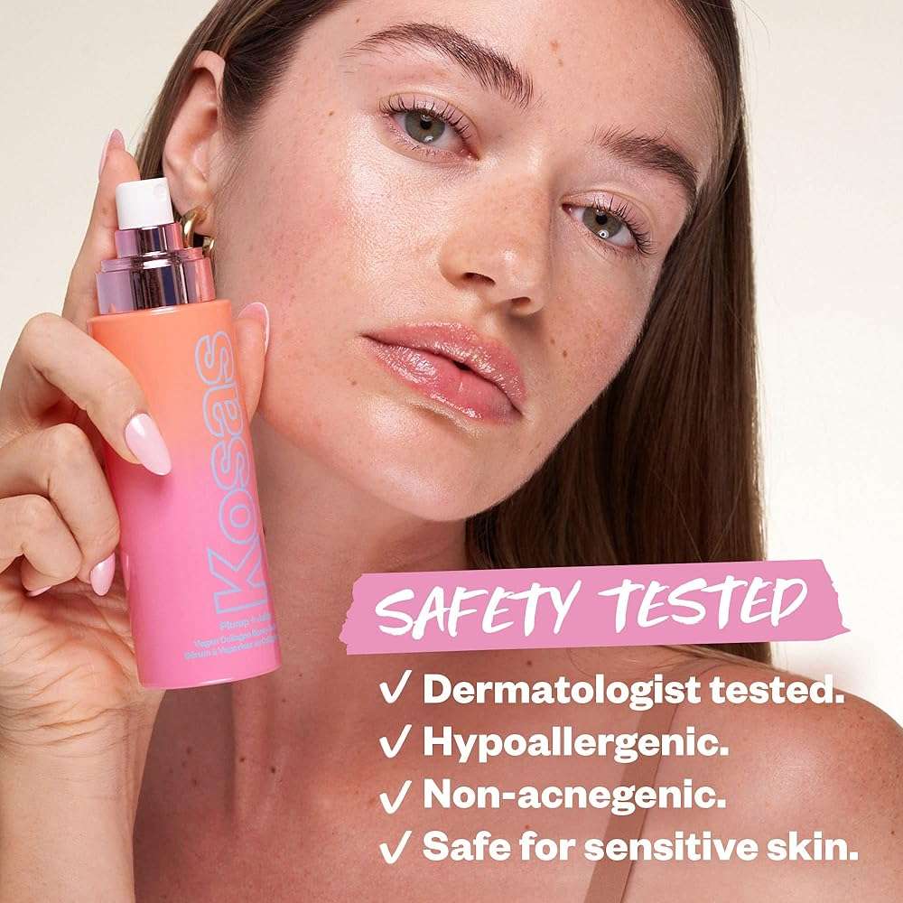 Kosas Plump and Juicy Vegan Collagen Spray - On Serum, Made in USA - Visibly Firms, Soothes, and Hydrates the Skin - 3.38 Oz - Image 7