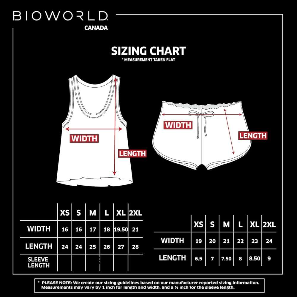 Bioworld Hello Kitty Character Hearts Women's Racer Back Tank Top & AOP Dolphin Lounge Shorts Sleepwear Set - Image 9