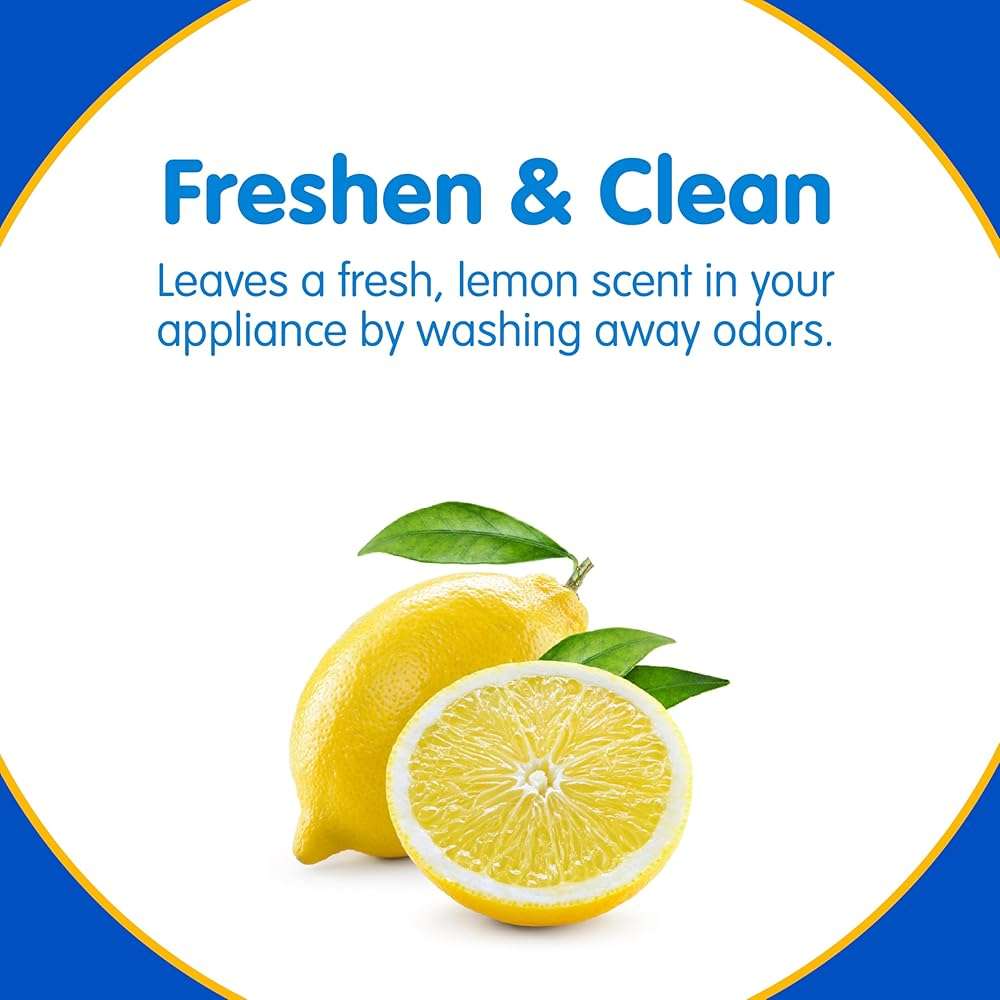 Plink Washing Machine and Dishwasher Cleaner and Freshener, Prevents Residue and Removes Odors in Kitchen and Laundry Room Appliances, Septic-Friendly, Made in the USA, Lemon Scent, 12 Tablets - Image 4