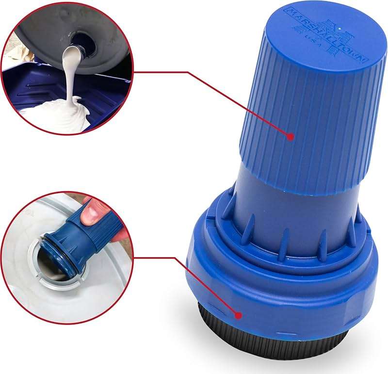 MARSHALLTOWN 5 Gallon Pour Spout for Paint, Transforms Your Bucket Into a Mess-Free Pouring Solution, Paint Pouring Spout, Bucket Lid with Spout, Multi Pail Pour Fitting, GPS5 - Image 5
