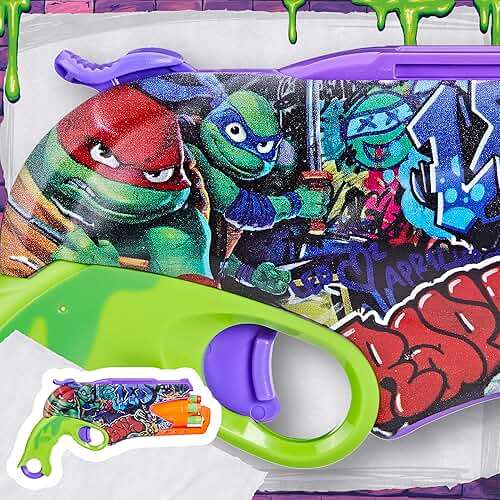 Nerf Teenage Mutant Ninja Turtles Blaster, 10 Elite Darts, Toy Foam Blasters, Ages 8 and Up - Image 5