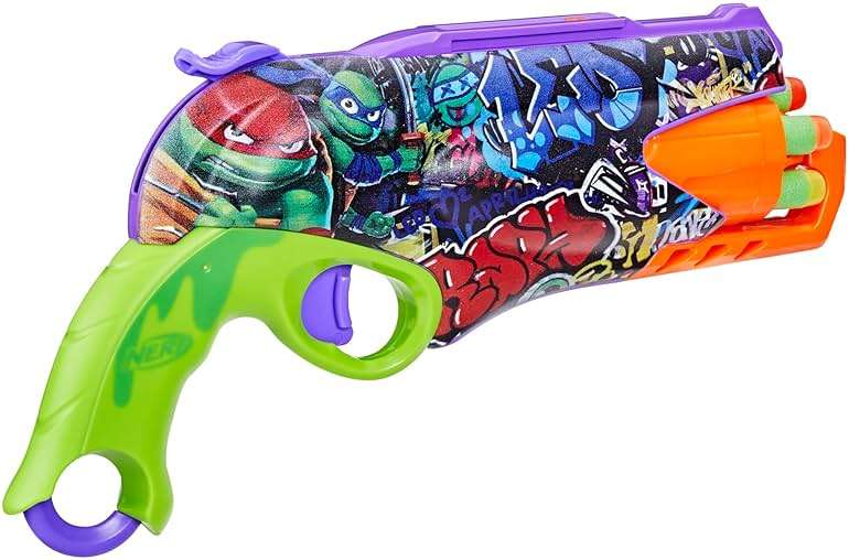 Nerf Teenage Mutant Ninja Turtles Blaster, 10 Elite Darts, Toy Foam Blasters, Ages 8 and Up - Image 9