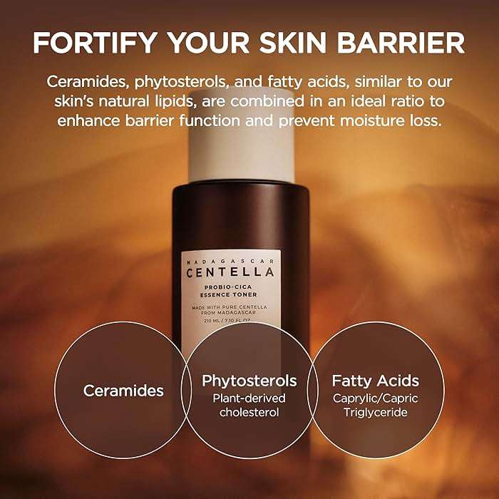 SKIN1004 Probio-Cica Essence Toner 7.10 fl.oz, 210ml, Korean Hydrating Face Toner with Fermented Centella Asiatica & 5 Types of Hyaluronic Acid, Soothing Facial Toner Essence, Daily Korean Skin Care - Image 5