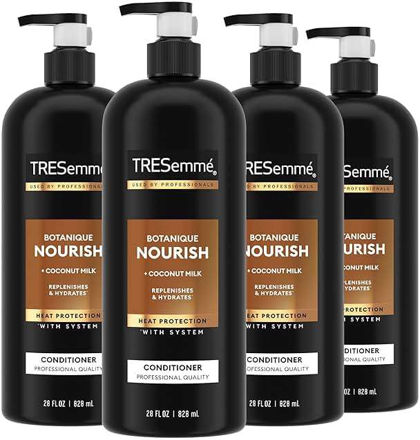 TRESemmé Conditioner Botanique Nourish 4 Pack With 100% Natural Coconut Milk and Aloe Vera 28 Fl Oz - Image 1