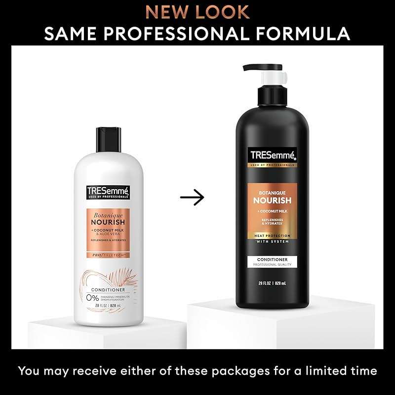 TRESemmé Conditioner Botanique Nourish 4 Pack With 100% Natural Coconut Milk and Aloe Vera 28 Fl Oz - Image 3