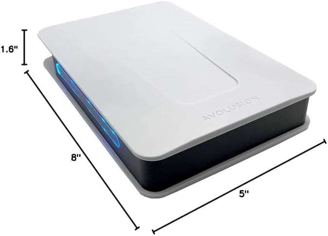 Avolusion PRO-T5 Series 8TB USB 3.0 External Gaming Hard Drive for PS5 Game Console (White) - Image 9