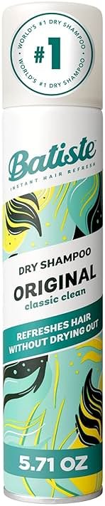 Batiste Dry Shampoo, Original Fragrance Classic Clean, Refresh Hair and Absorb Oil Between Washes, Waterless Shampoo for Added Hair Texture and Body, 5.71 oz - Product Image