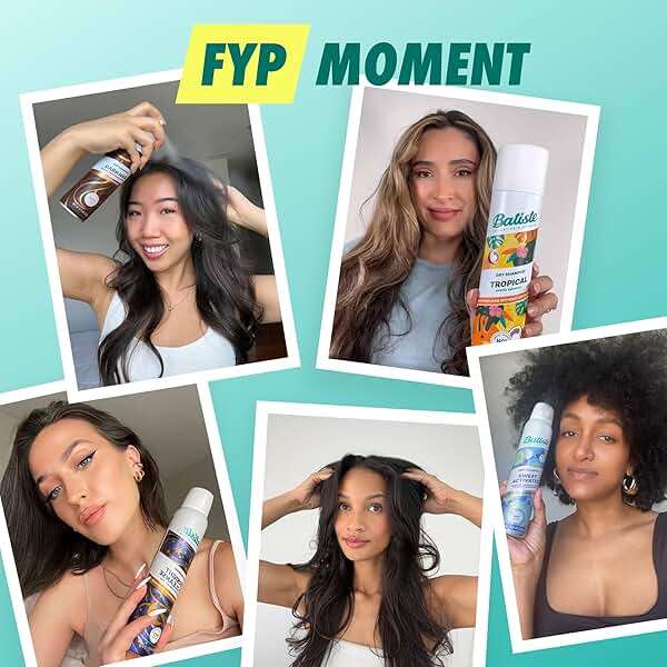 Batiste Dry Shampoo, Original Fragrance Classic Clean, Refresh Hair and Absorb Oil Between Washes, Waterless Shampoo for Added Hair Texture and Body, 5.71 oz - Image 11