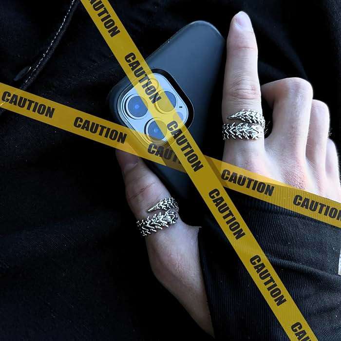 Tokyo Ghoul Jewelry Collection | Anime Punk Gothic Accessories | Kaneki Ken Pendant, Rings, Chains | Cyberpunk Cosplay | Smile ZXC Style - Image 3