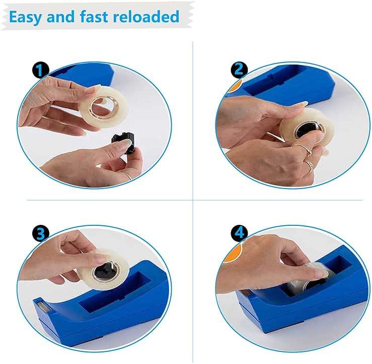 WUKAKA 12 Pack Transparent Tape Clear Tape Refills Rolls Each Roll 3/4 x 1000 Inches, 1 inch Core, for Office, Home, School - Image 5