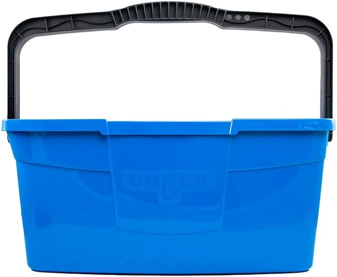 Unger Professional 3 Gallon Bucket – Compact Cleaning Bucket, Comfort-Grip Handle, 2 Pour Spouts, Portable Cleaning Supplies, Plastic Mop Bucket for Floor, Window & Household Cleaning - Product Image