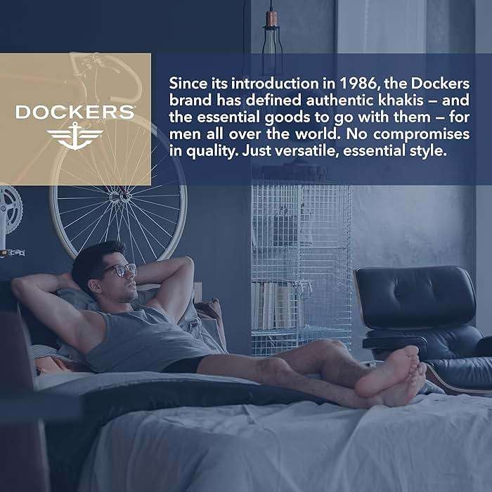 DOCKERS Mens Stretch Boxer Brief Underwear Stretch Cotton Underwear 4 Pack - Image 7